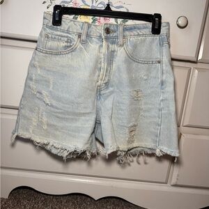 Wild Fable Blue High-Waisted Jean Shorts